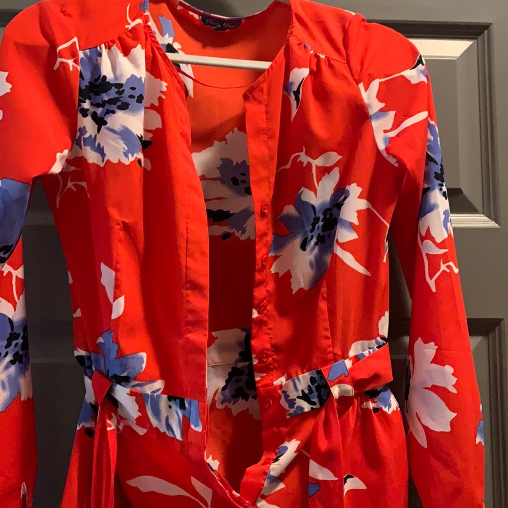 Vibrant Red Romper